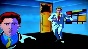 captura del video No tengo dinero, del grupo Righeira (1983)